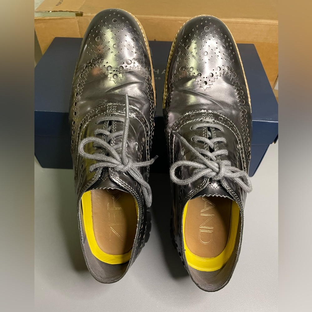 Cole Haan zerogrand metallic size 8